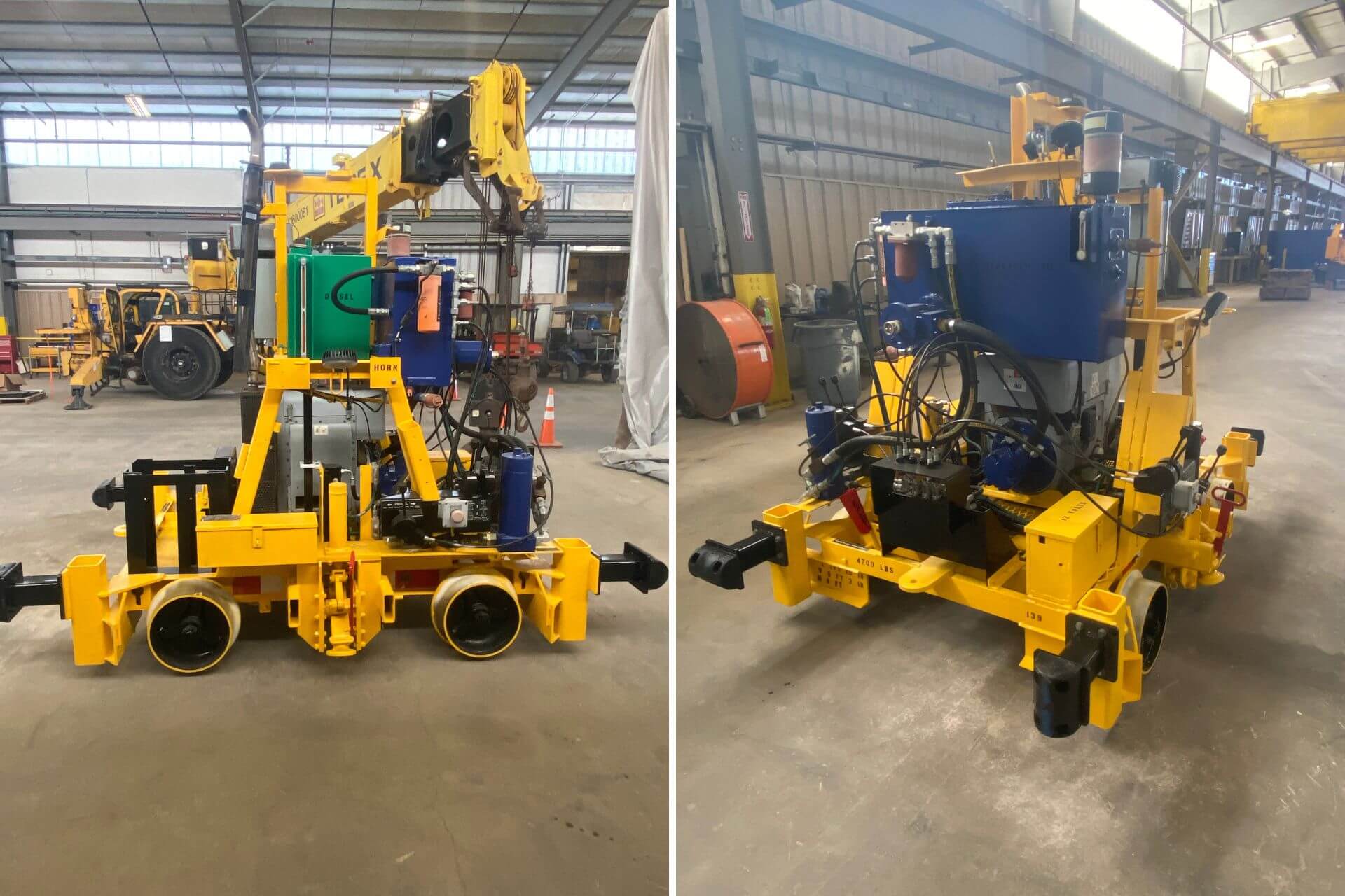 Nordco Rail Lifter After - MOW Equipment