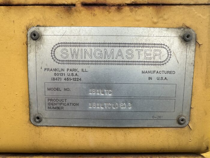 2013 Swingmaster 181-TC Speed Swing SS-664 - Image 8